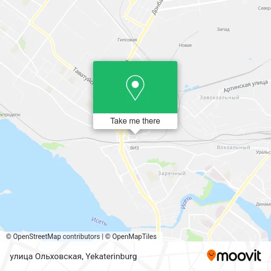 улица Ольховская map