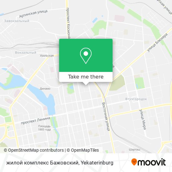 жилой комплекс Бажовский map