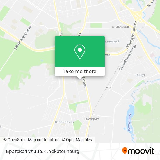 Братская улица, 4 map