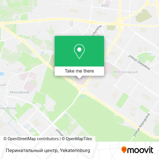 Перинатальный центр map