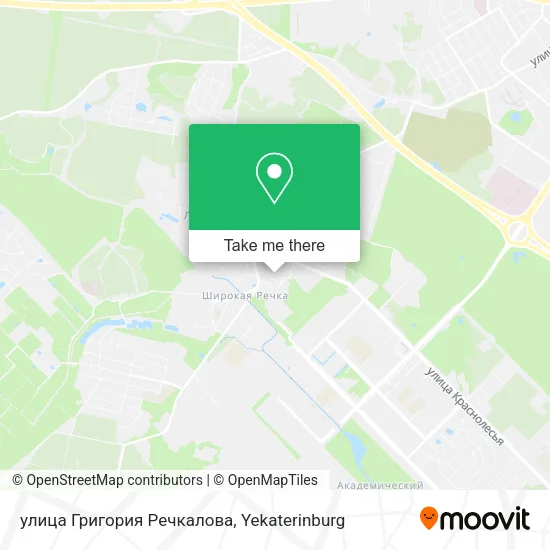 улица Григория Речкалова map