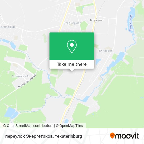 переулок Энергетиков map