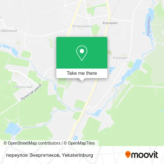 переулок Энергетиков map