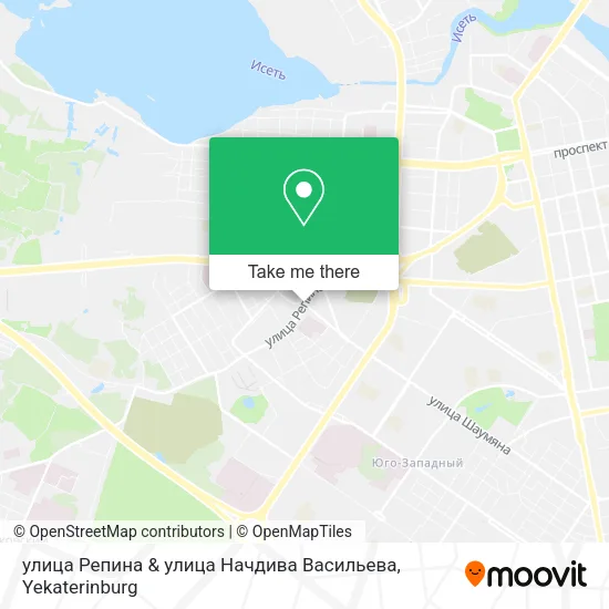 улица Репина & улица Начдива Васильева map