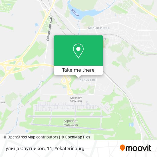 улица Спутников, 11 map