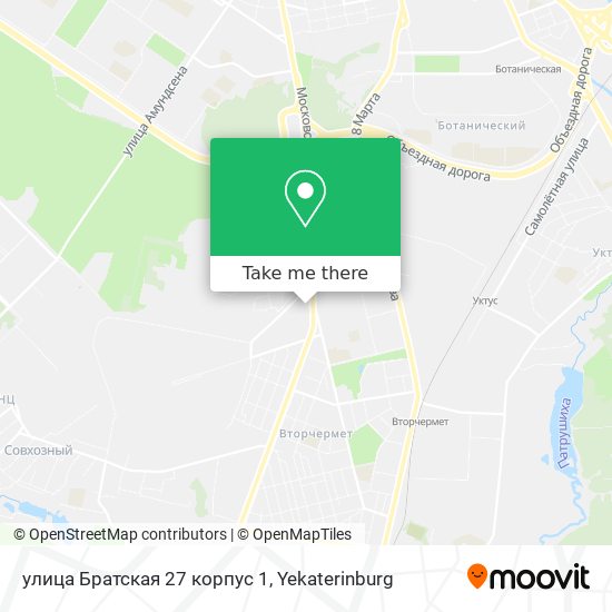 улица Братская 27 корпус 1 map
