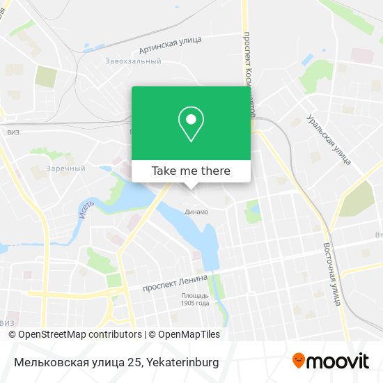 Мельковская улица 25 map