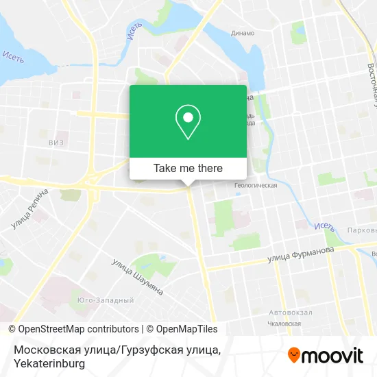 Московская улица / Гурзуфская улица map