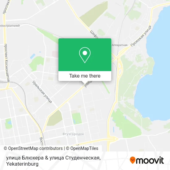 улица Блюхера & улица Студенческая map
