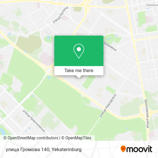 улица Громова 140 map