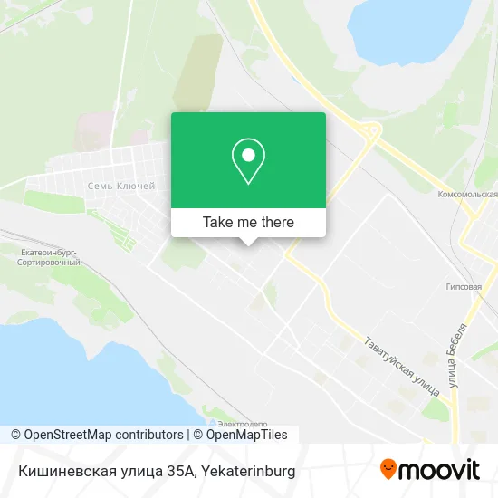 Кишиневская улица 35А map