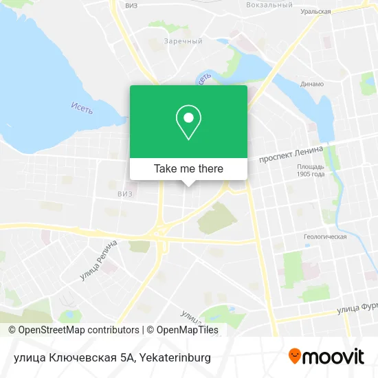 улица Ключевская 5А map