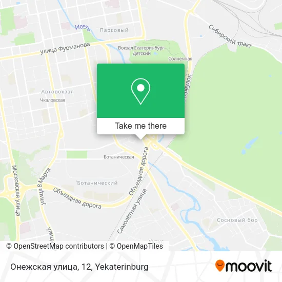 Онежская улица, 12 map