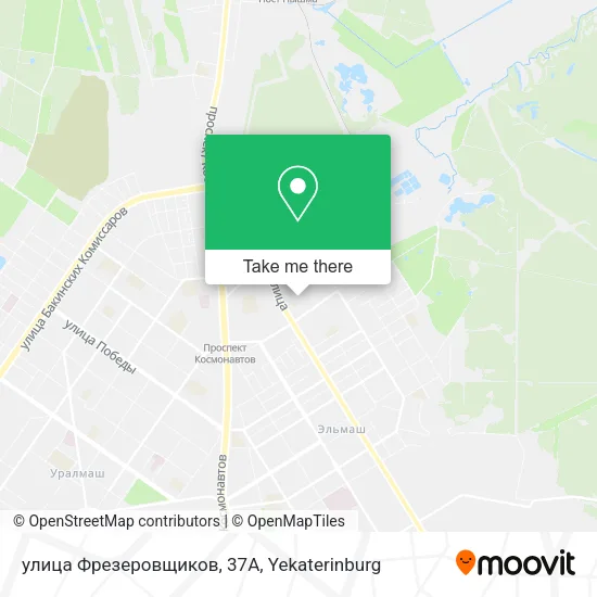 улица Фрезеровщиков, 37А map