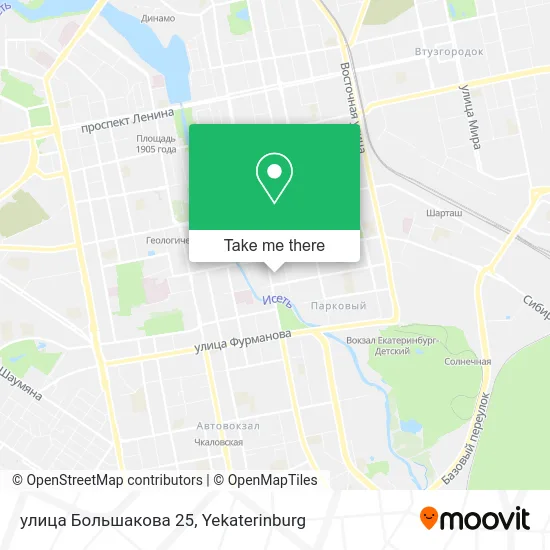 улица Большакова 25 map