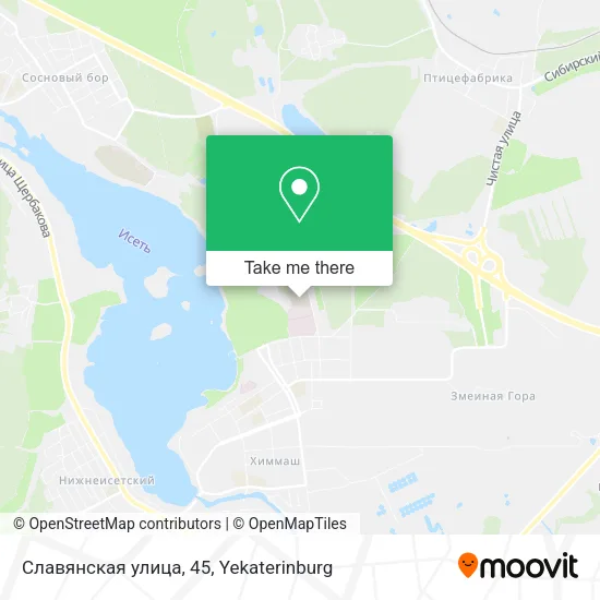 Славянская улица, 45 map