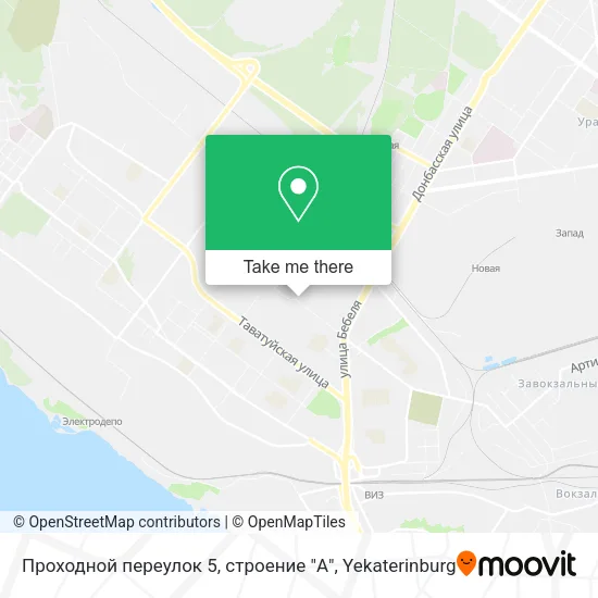 Проходной переулок 5, строение "А" map