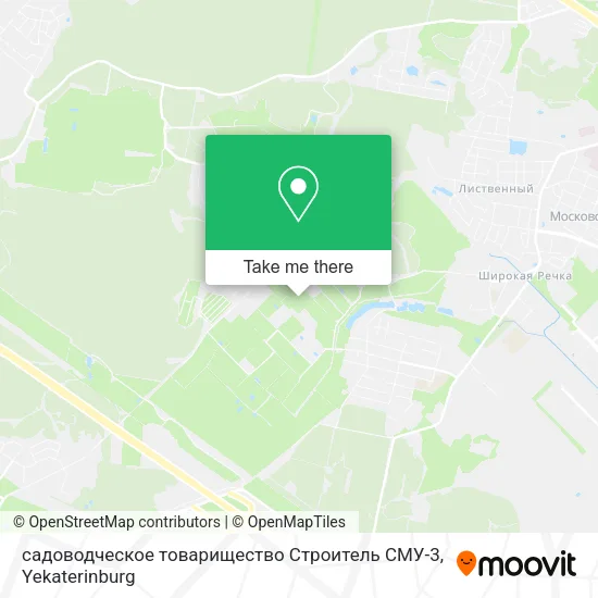 садоводческое товарищество Строитель СМУ-3 map