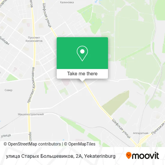 улица Старых Большевиков, 2А map