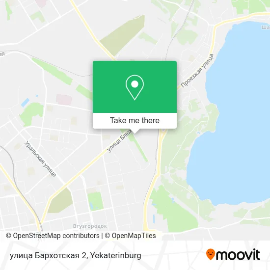 улица Бархотская 2 map