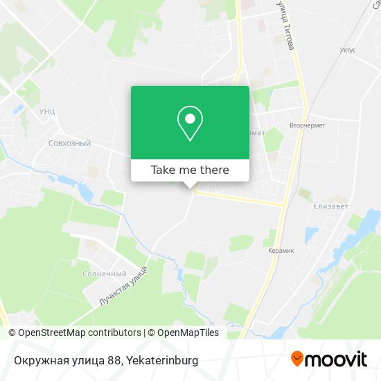 Окружная улица 88 map