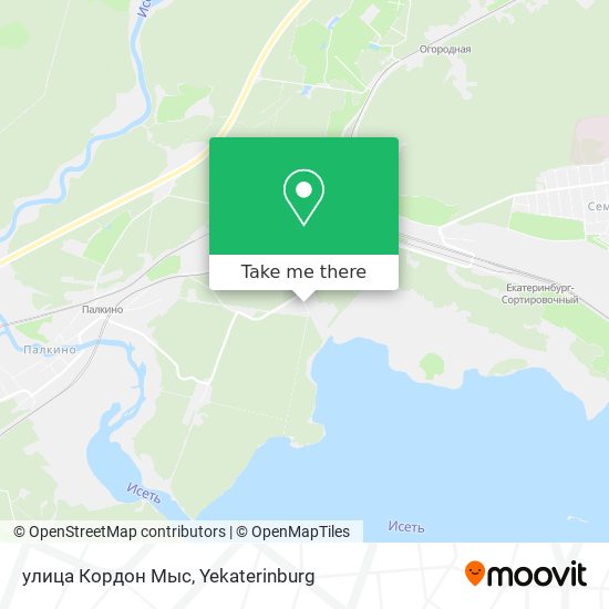 улица Кордон Мыс map