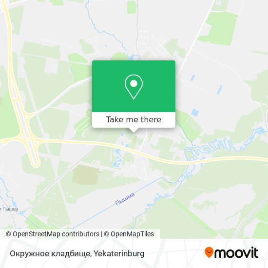 Окружное кладбище map