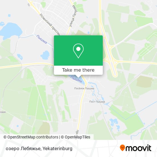 озеро Лебяжье map