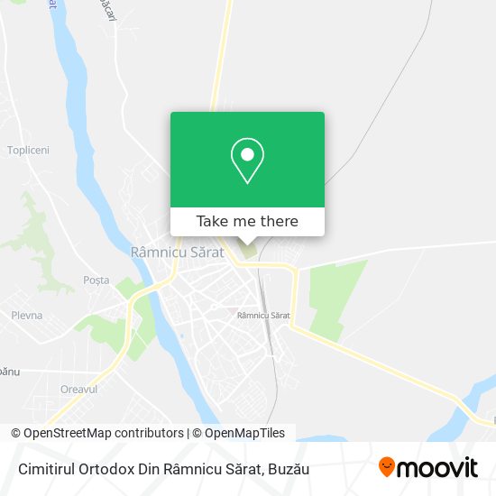 Cimitirul Ortodox Din Râmnicu Sărat map