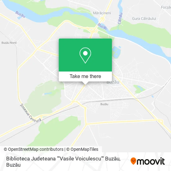Biblioteca Judeteana ""Vasile Voiculescu"" Buzău map