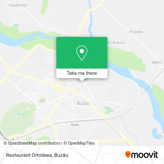 Restaurant Orhideea map