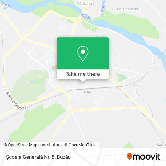 Școala Generală Nr. 8 map