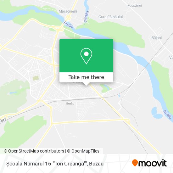 Școala Numărul 16 ""Ion Creangă"" map
