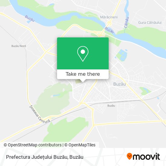 Prefectura Județului Buzău map