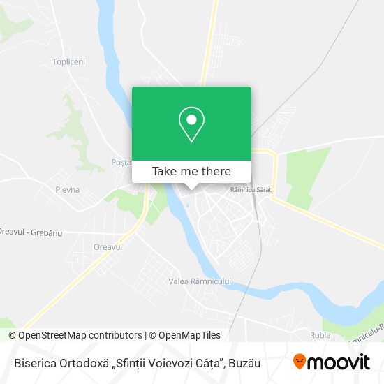 Biserica Ortodoxă „Sfinții Voievozi Câța” map