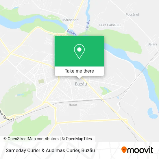 Sameday Curier & Audimas Curier map