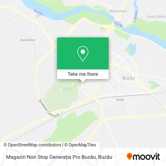 Magazin Non Stop Generația Pro Buzău map