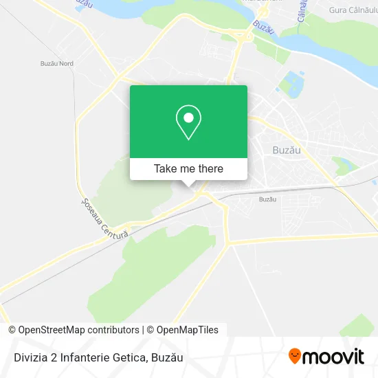 Divizia 2 Infanterie Getica map