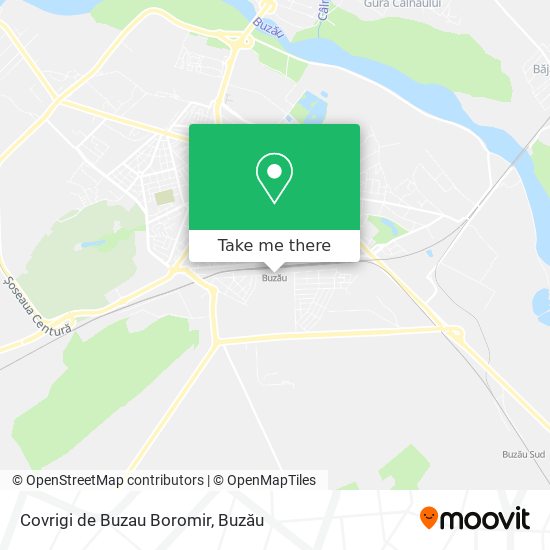 Covrigi de Buzau Boromir map