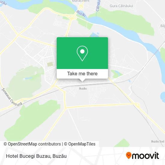 Hotel Bucegi Buzau map