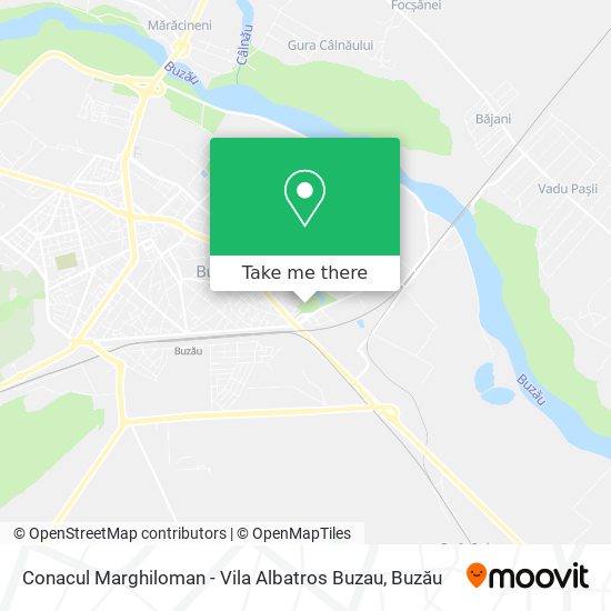 Conacul Marghiloman - Vila Albatros Buzau map