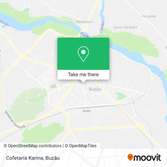 Cofetaria Karina map