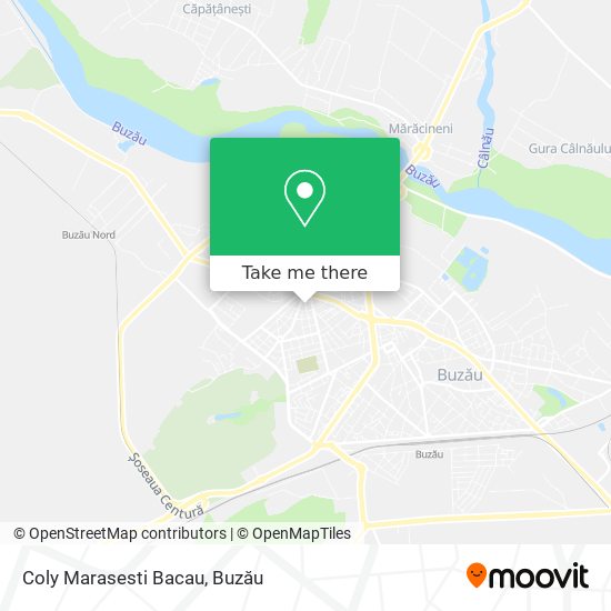 Coly Marasesti Bacau map