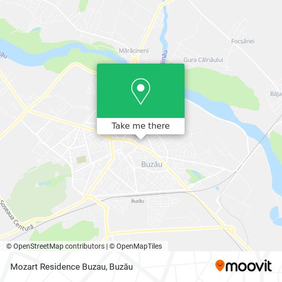 Mozart Residence Buzau map