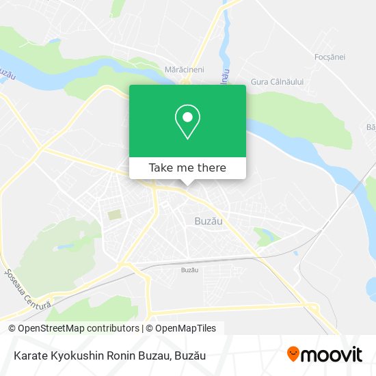 Karate Kyokushin Ronin Buzau map