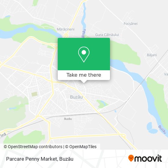Parcare Penny Market map