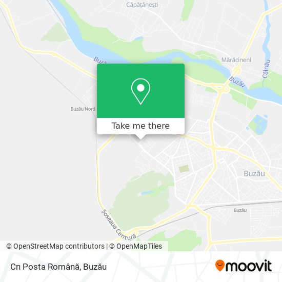 Cn Posta Română map