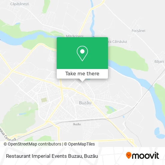Restaurant Imperial Events Buzau map