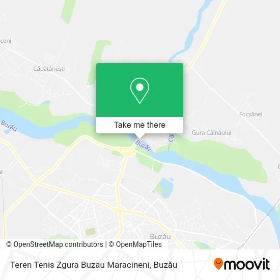 Teren Tenis Zgura Buzau Maracineni map