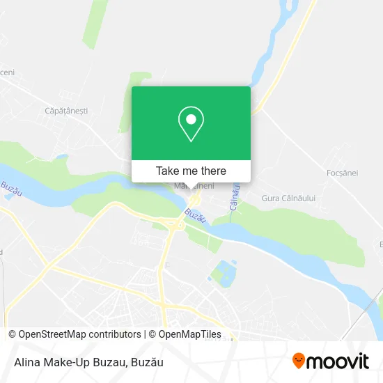 Alina Make-Up Buzau map